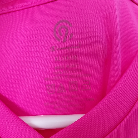 Champion - Kids Hot Pink Athletic Wear Shirt - Picture 5 of 5